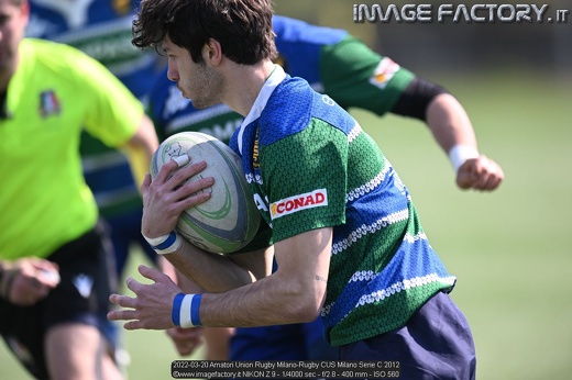 2022-03-20 Amatori Union Rugby Milano-Rugby CUS Milano Serie C 2012
